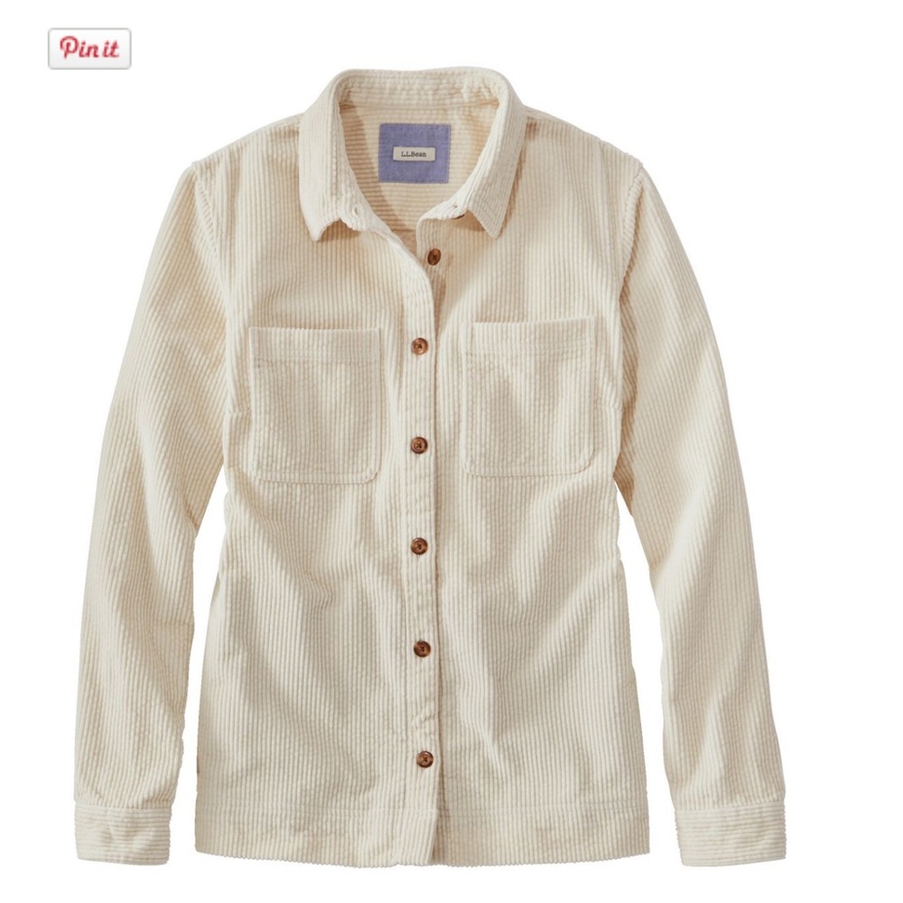 L.L. Bean Women's Comfort Corduroy Relaxed Shirt